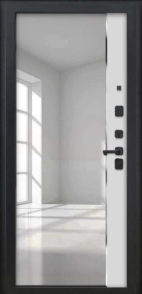 Входная дверь ДвериПРО Росна ФЛЗ-618 Белый матовый DPRO222439 внутренняя сторона