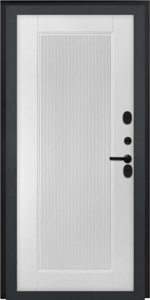 Входная дверь ДвериПРО Модель L-46 ПВХ 10мм Астрод Velutto Bianco DPRO204704 внутренняя сторона