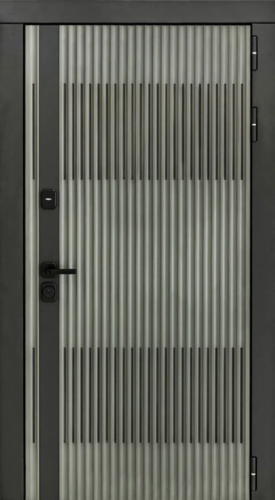 Входная дверь ДвериПРО Elfy ФЛ-609 (L-52, 10мм, белый матовый) DPRO204380 внешняя сторона