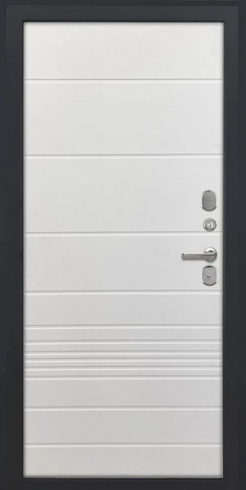 Входная дверь ДвериПРО Берген ФЛ-700 (10мм, ясень белый) DPRO204423 внутренняя сторона